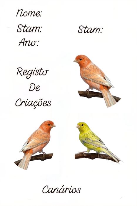Livros de registo de criação