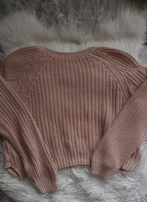 H&M bawełniany sweter stan idealny rozm. S