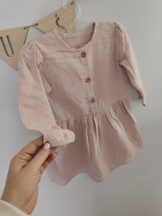 Sukienka muślinowa rozmiar 86