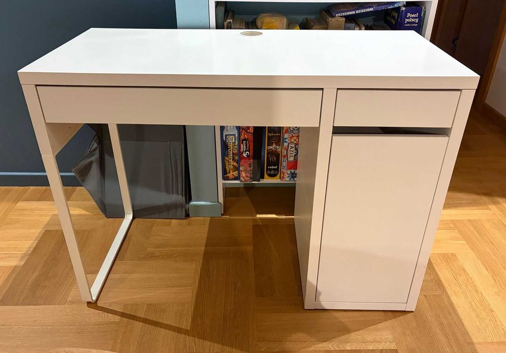 Biurko dziecięce, IKEA, 104 x 50 cm, białe