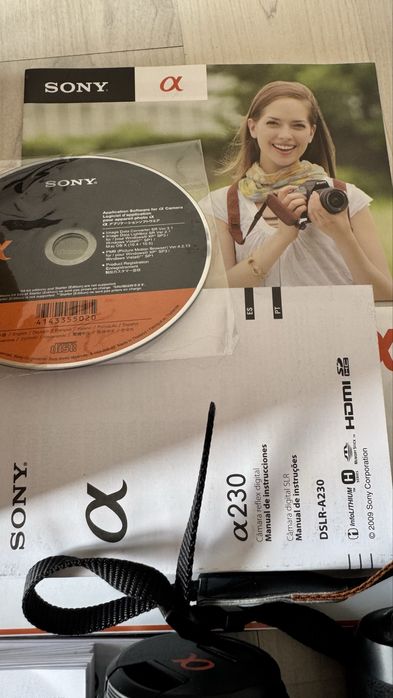 Sony Alpha 230 – Câmara DSLR Usada em Bom Estado