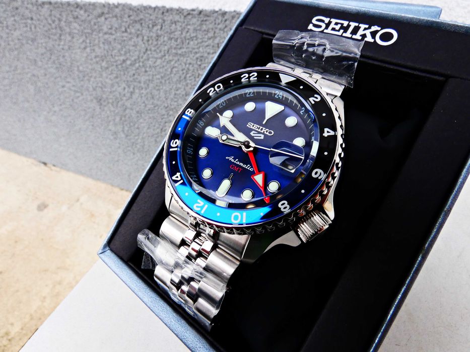 Zegarek męski Seiko 5 Sports GMT SSK003K1 Automatic Nowy
