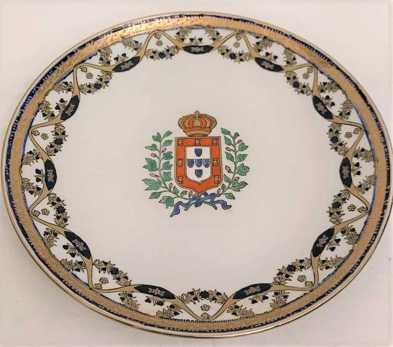 Prato decorativo com Brasão