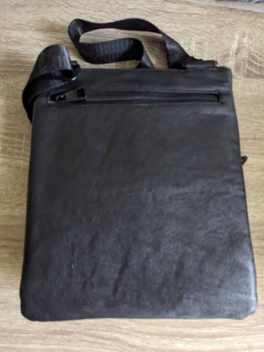 Чоловіча сумка Екокожа 21х25х5 см коричнева