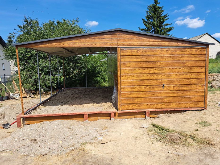 Garaż Blaszany Drewnopodobny , Garaże Blaszane , Blaszak  - ESSTAL*