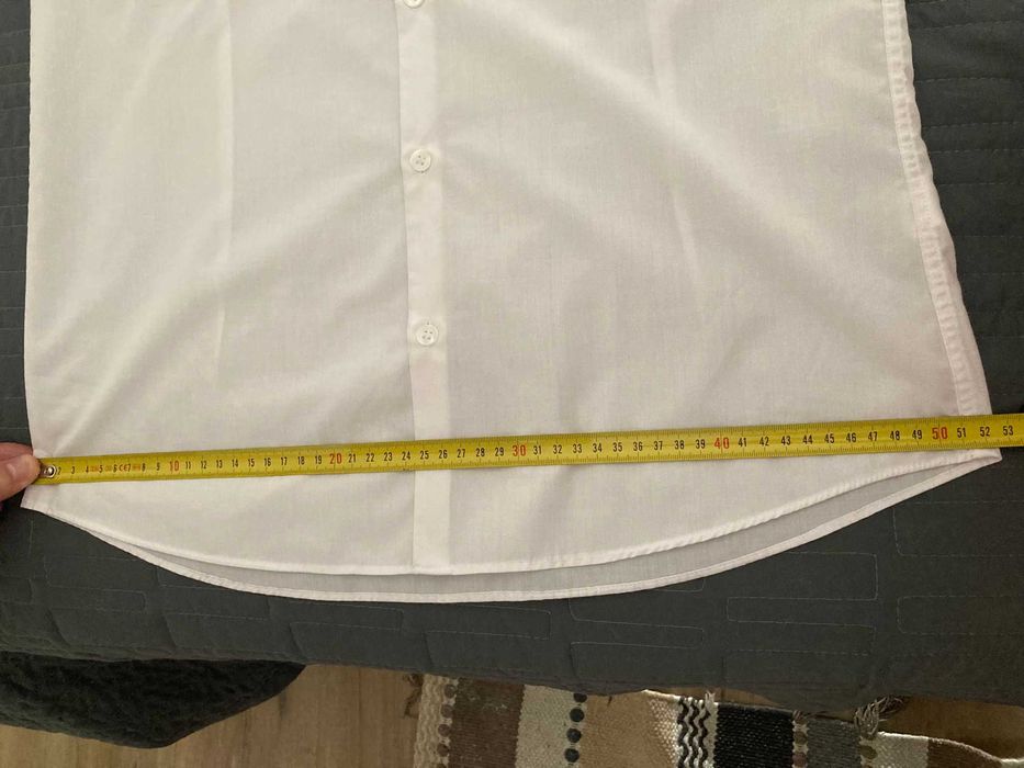 Camisa branca Slim Fit para fato