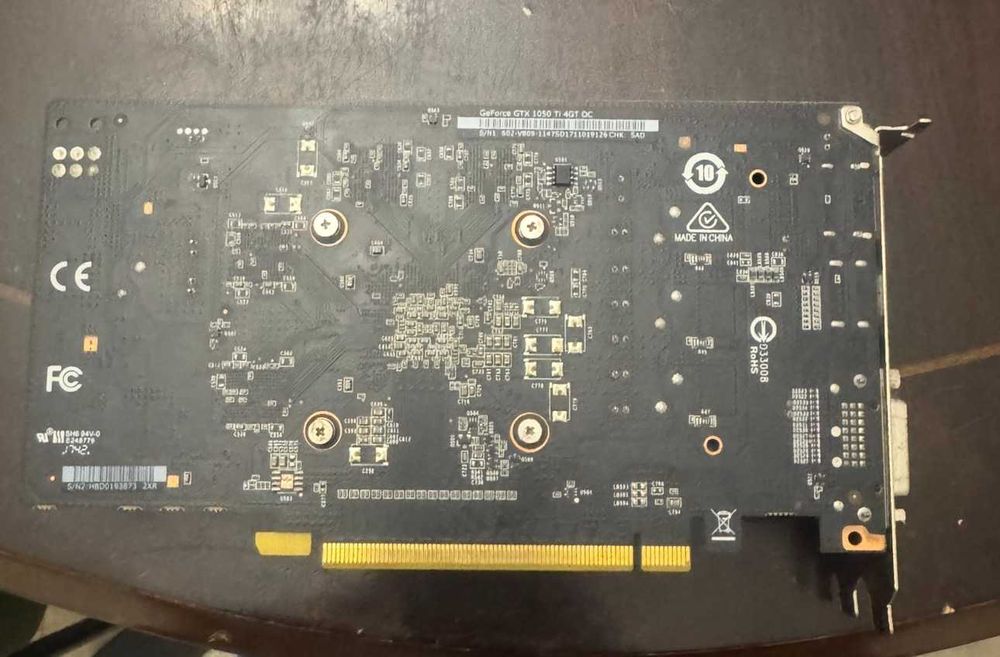 Placa Gráfica MSI GeForce GTX 1050 Ti 4GT OC