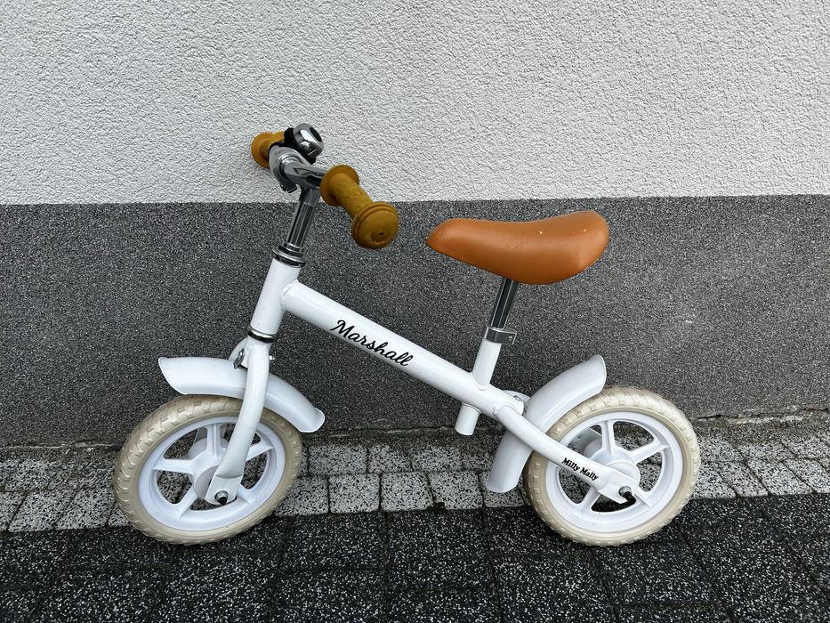 Rowerek biegowy bialy