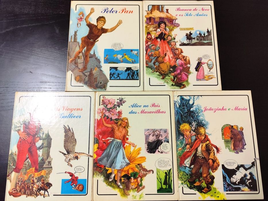 Lote de 5 Livros BD Infantis Antigos - Edições Celbrasil (1980)