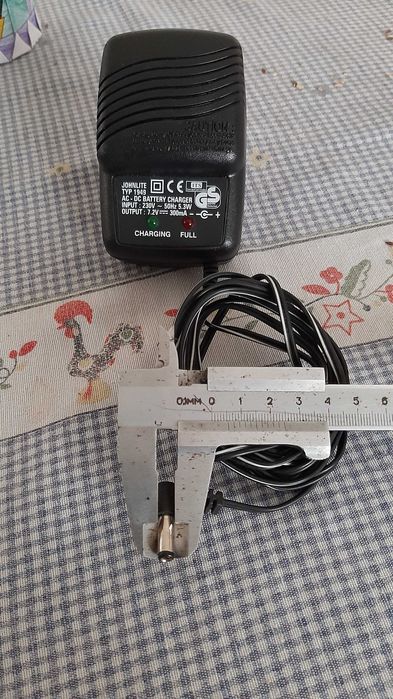 Carregador 7.2v 300mA