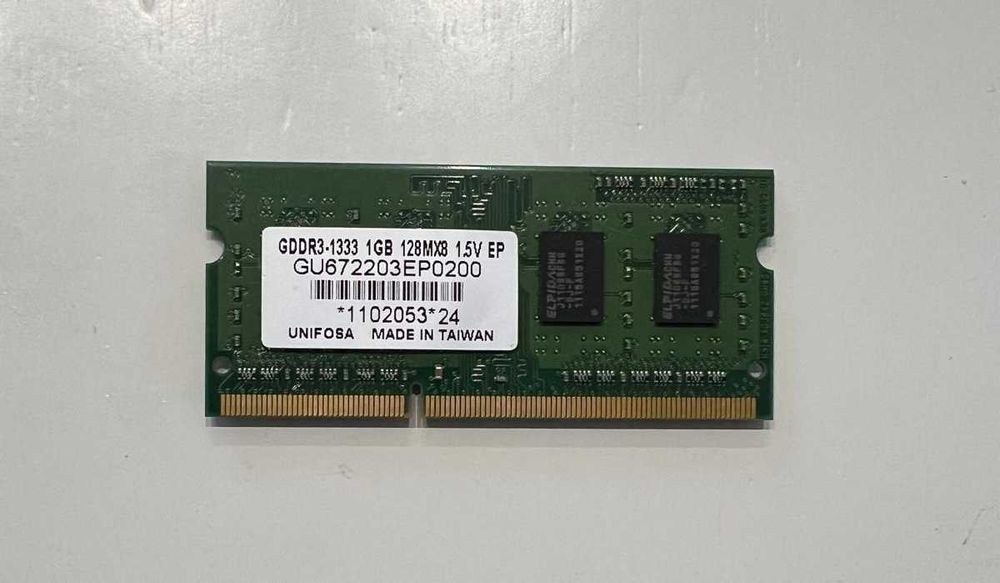 Pamięci RAM 1gb DDR3 UNIFOSA