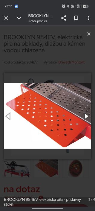 Przecinarka Montolit Brooklyn ev 984