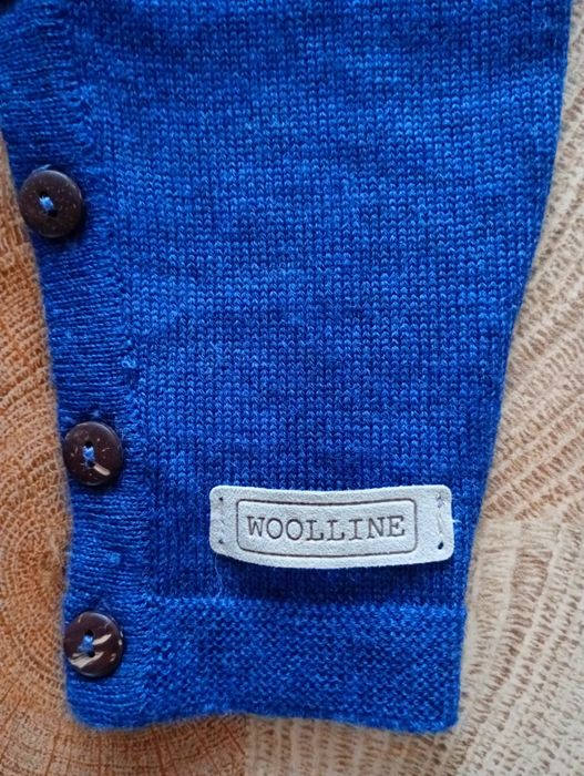 Pajac, kombinezon merino 56/62 jak nowy