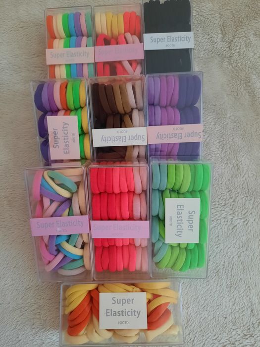 Zestaw gumek do włosów