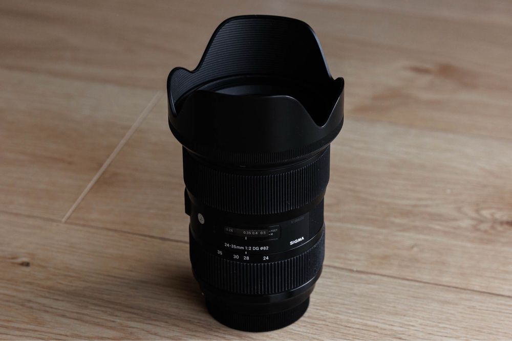 Sigma ART 24-35 F2 mocowanie Canon EF