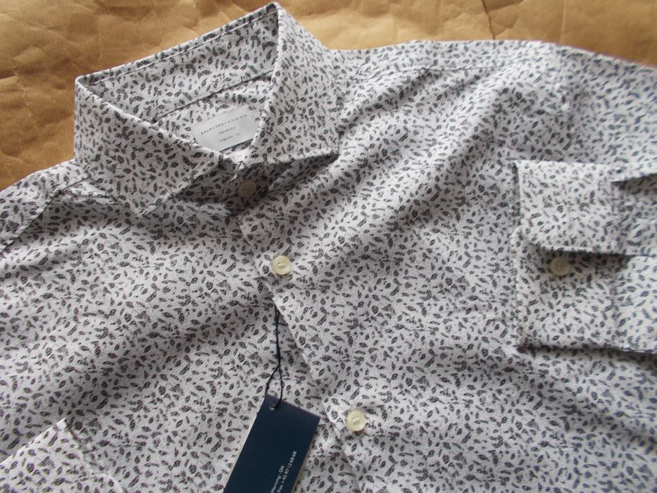 -M- SELECTED HOMME Designerska Nowa Koszula Męska M 40 cm Dania