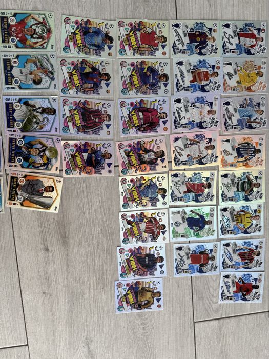 277 kart piłkarskich (Match Attax / FIFA 365)