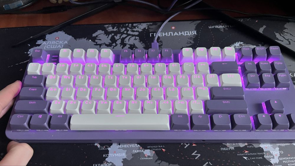 Клавіатура Dark Project A87 Violet