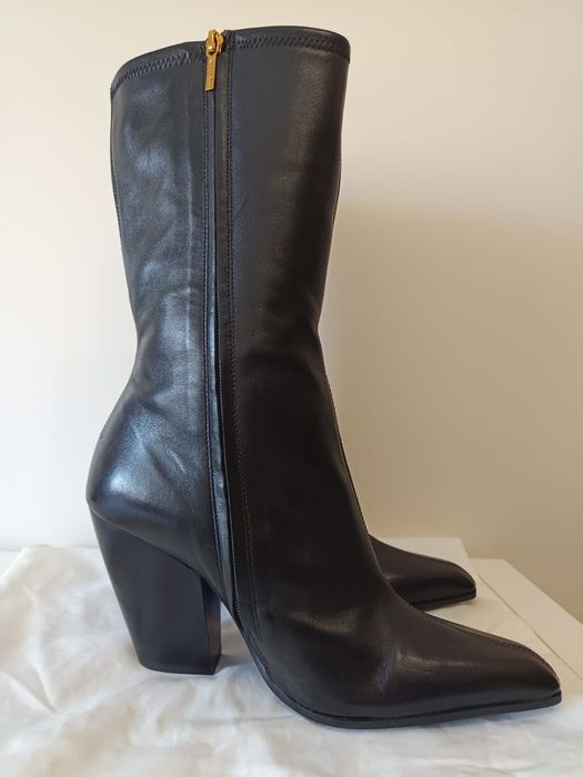 Botas Massimo Dutti Pele Pretas