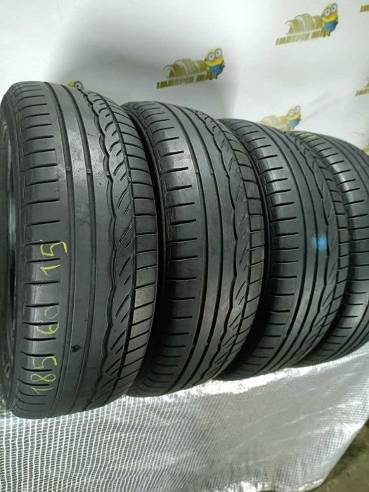 Шини Dunlop 185/60R15. 4шт. Літо 2023р (0255)