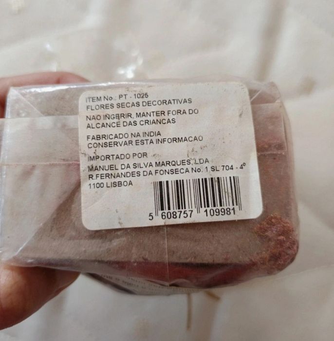 Flores secas decorativas