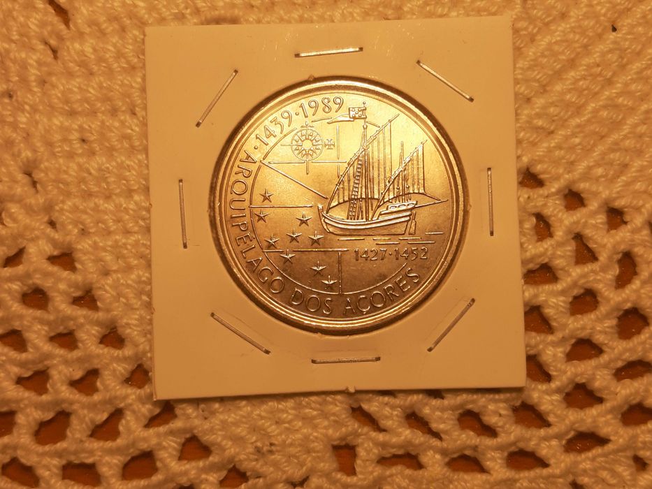 Portugal - moeda de 100 escudos de 1989 Arquipelago dos Açores