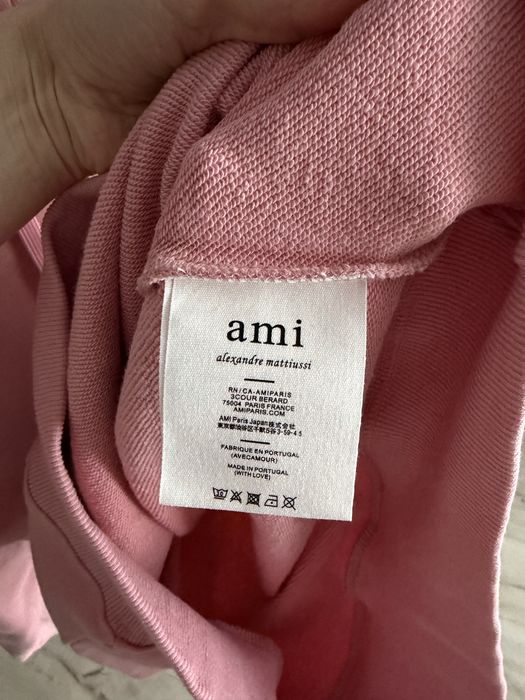 Худі рожеве AMI в наявності