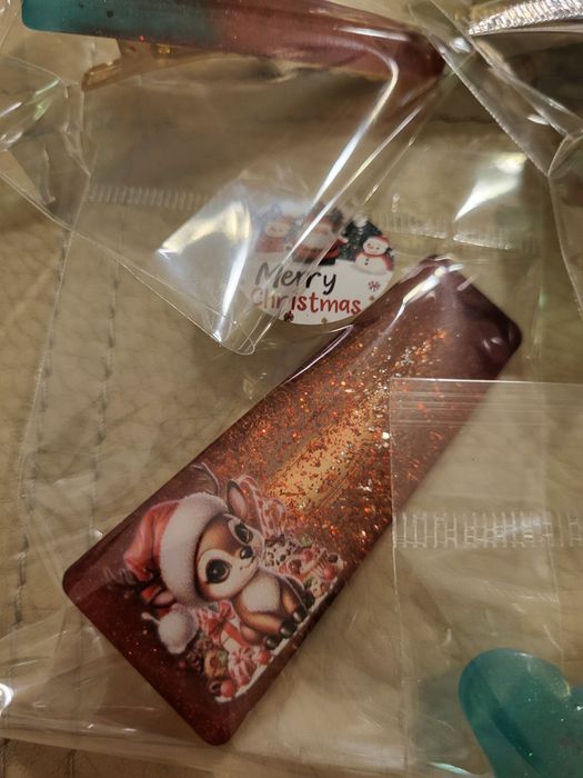 Molas de cabelos efeito natal