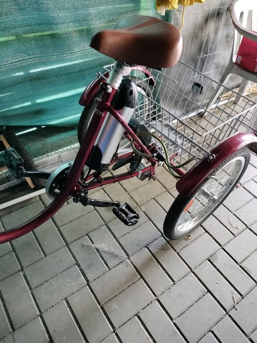 Rower trójkołowy elektryczny Tolek