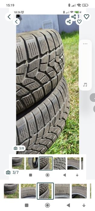 Opony zimowe z 2017r 5mm 175/65/15 Firestone N