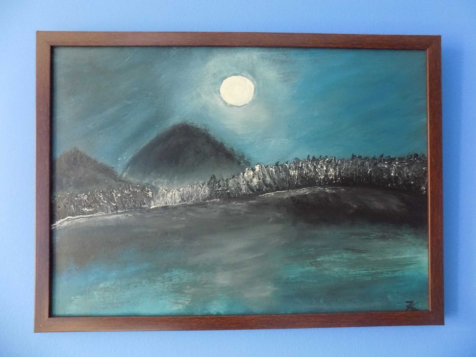 Obraz pt. „Mroczna noc”