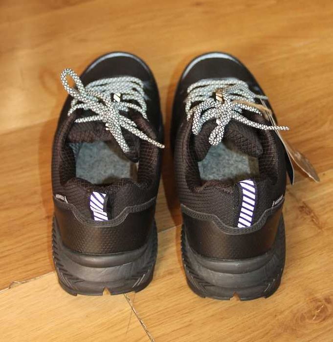 KOTE buty trekkingowe damskie sneakersy 39 40 czarne odblask alpinus