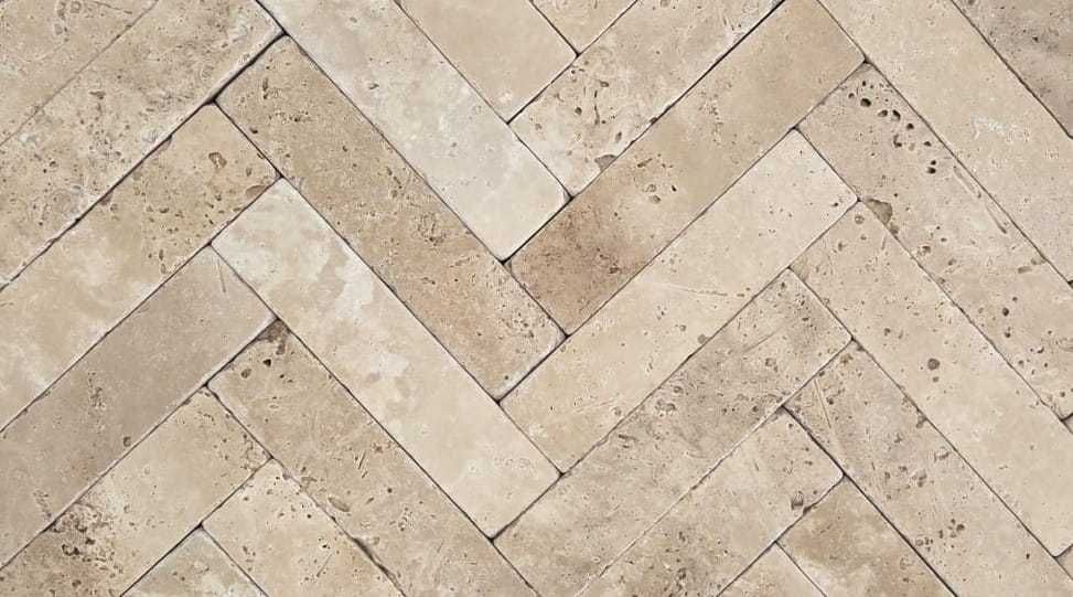 Trawertyn Kostka Brukowa Tarasowa 5X5X20