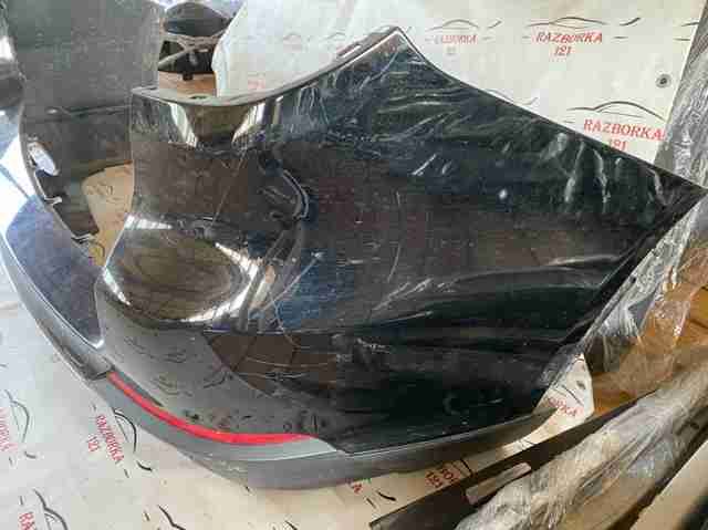Бампер задний в сборе bmw x5 f15 черный, дефекты на фото
