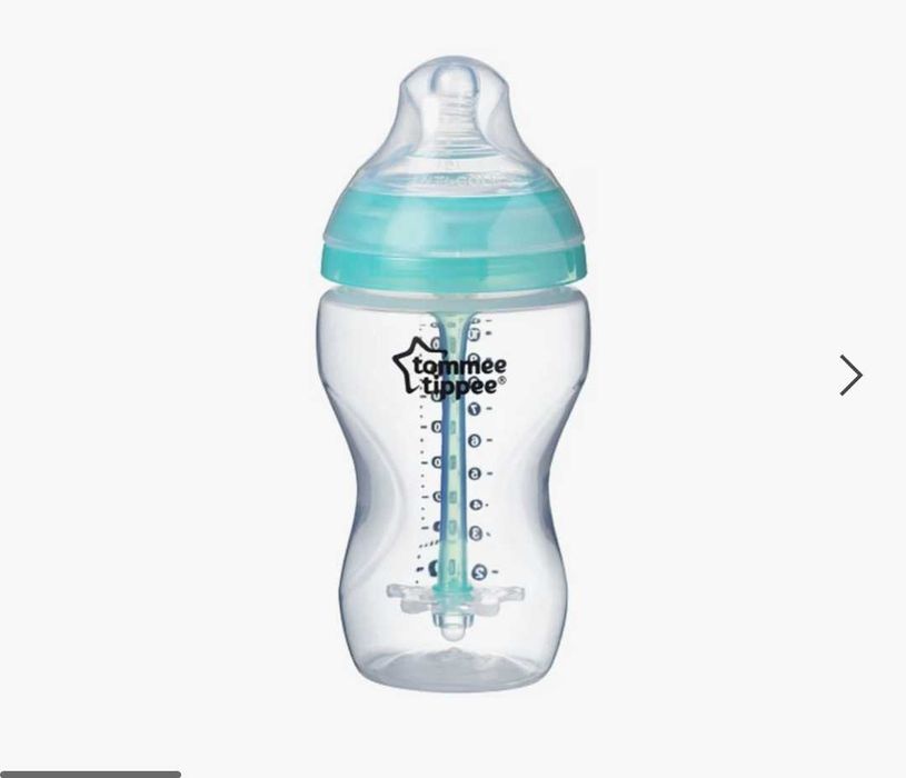 Антиколікова пляшечка 0m+, 3m+ 340ml tommee tippee