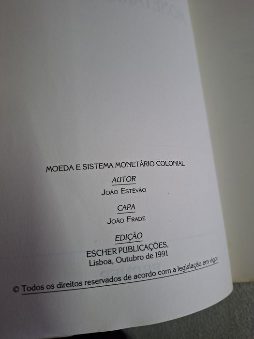Moeda e Sistema Monetário Colonial José Estêvão