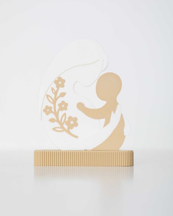 Peça decorativa - Mãe e filho