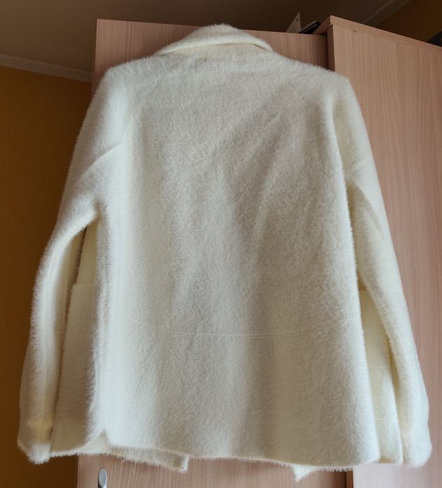 Futerko białe alpaka