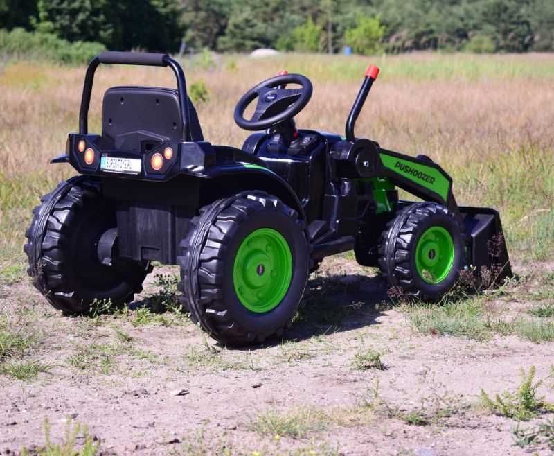Autko MEGA TRAKTOR Z ŁYŻKĄ-ŁADOWARKĄ na akumulator dla dzieci pojazd