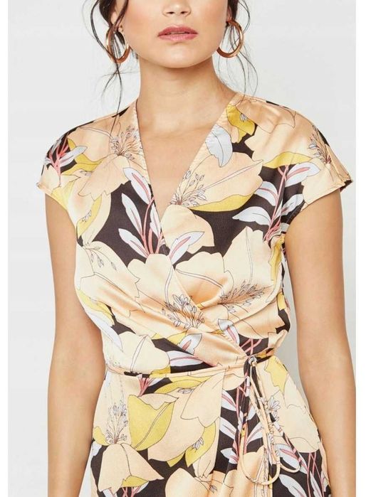 Sukienka kopertowa MANGO