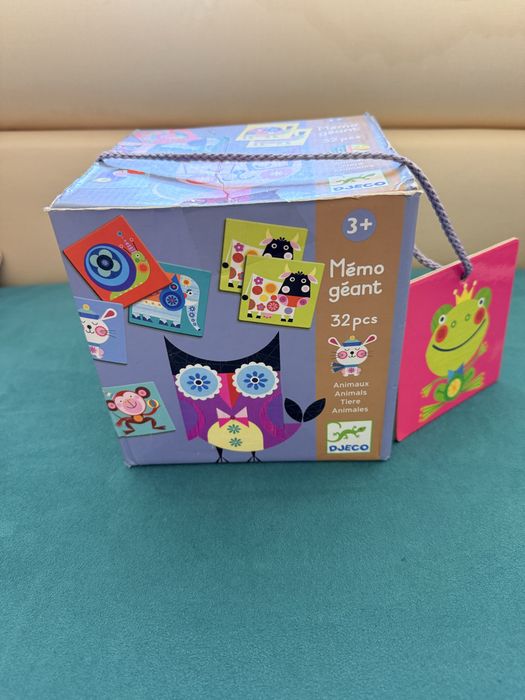 Jogo de memória Djeco Animais 32 peças