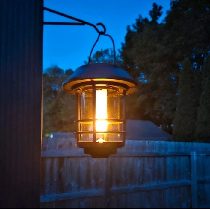 Lampka solarna lampion duży ruchoma pochodnia