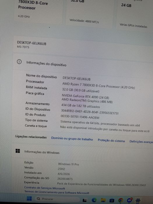 Pc computador gaming 4090 24gb