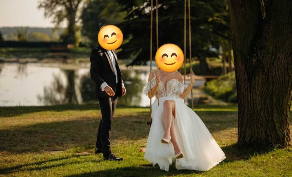 Sukienka ślubna - koronka