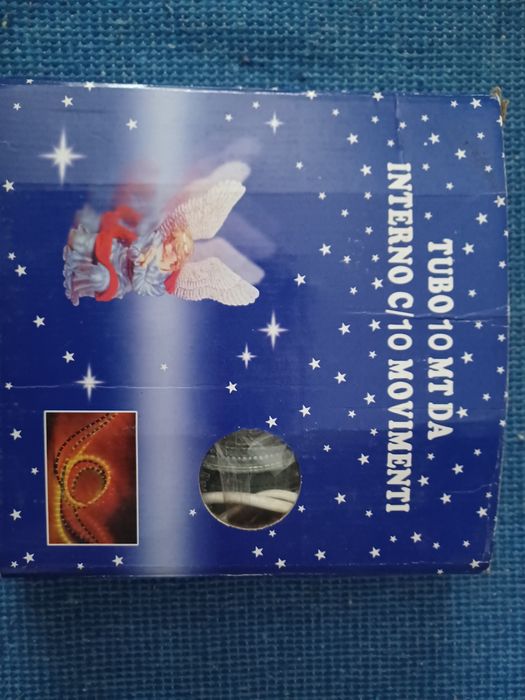 Tubo luminoso de natal.