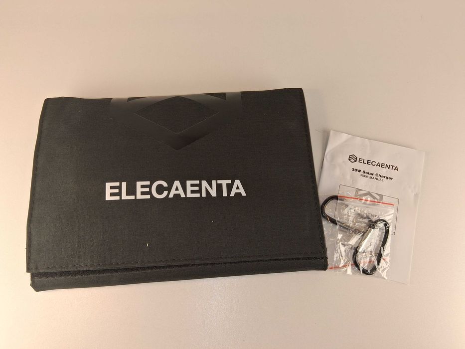 E160 Składana Ładowarka Słoneczna ELECAENTA 30W Panel Solarny USB