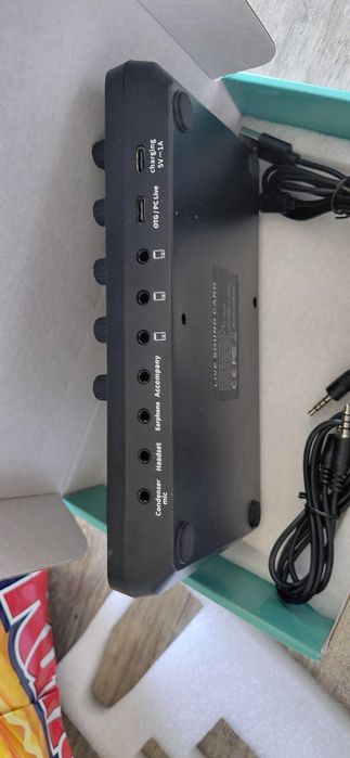 Live Sound card( para streaming e microfones)
