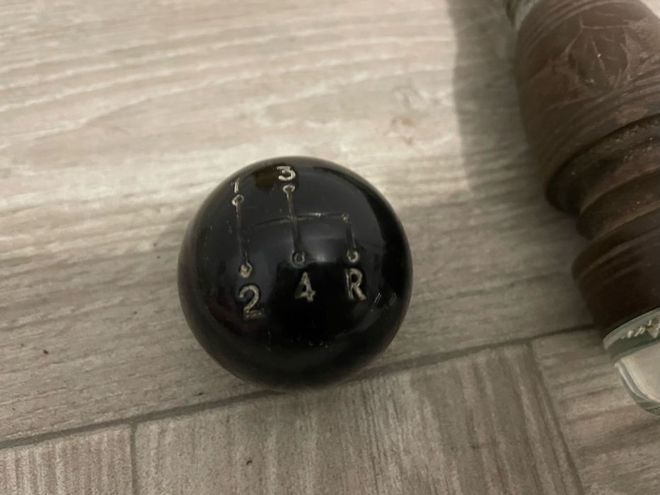 Ручка кпп - шар розочка паук рычаг хром - ссср