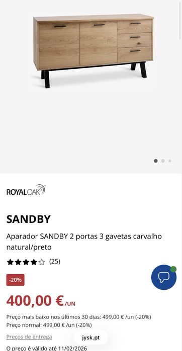 Mesa + aparador 600€