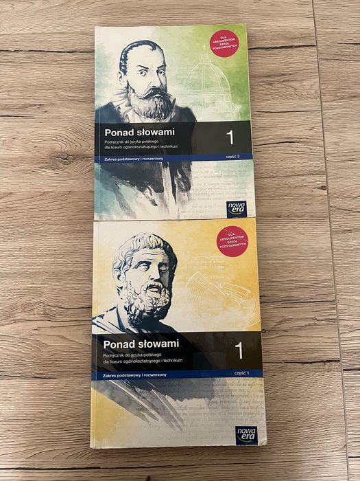 Podręcznik do języka polskiego klasa 1 ponad słowami część 1 i 2